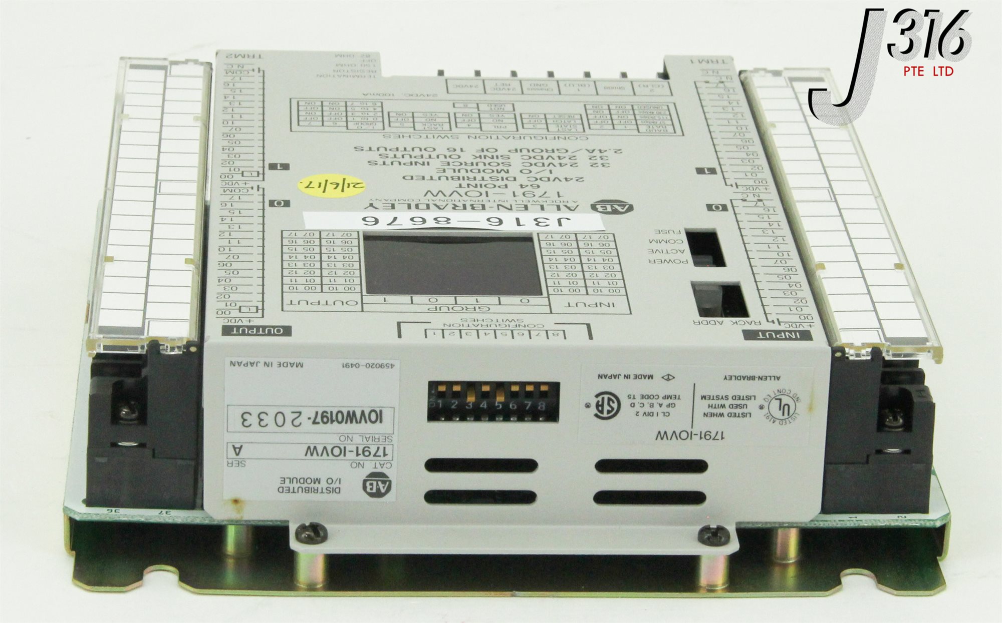 ハピ⁑ 8676 ALLEN-BRADLEY 64 POINT DISTRIBUTED I/O MODULE 1791-IOVW | eBay